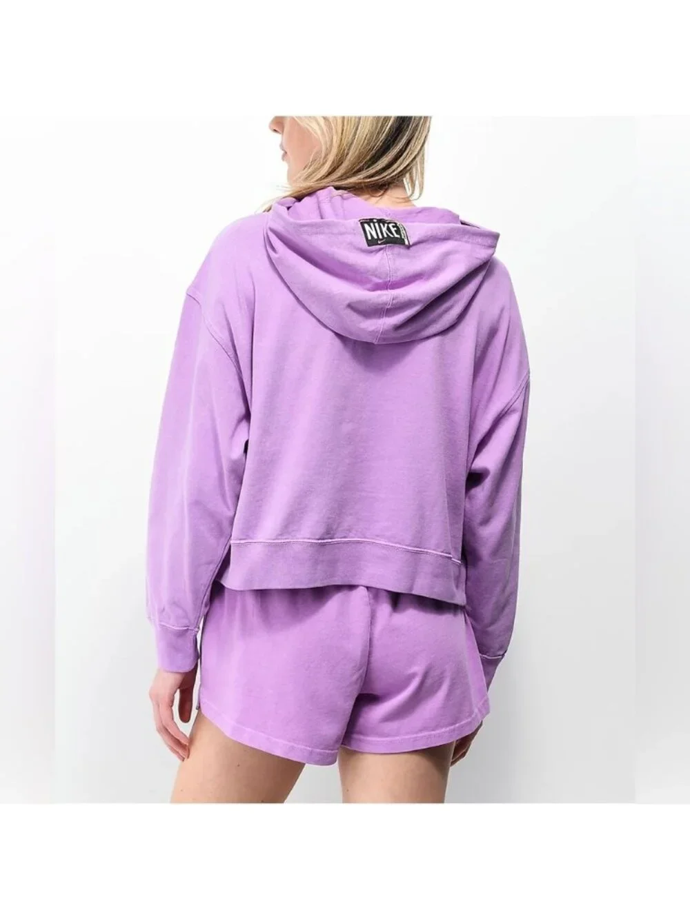 Nike Sportswear Washed Hoodie Women’s Small‎ Light Purple Cotton Pullover